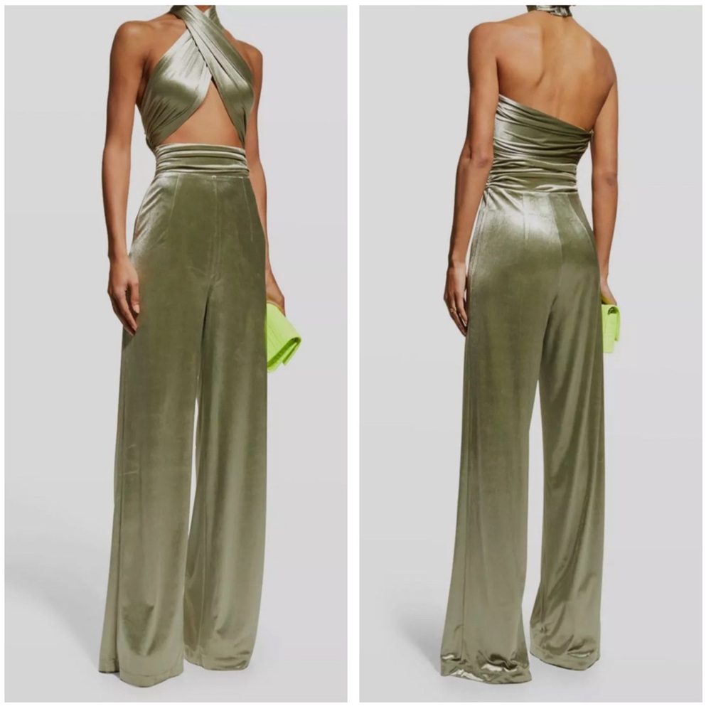 Bronx and Banco Cleopatra Jumpsuit Green Mint NWT